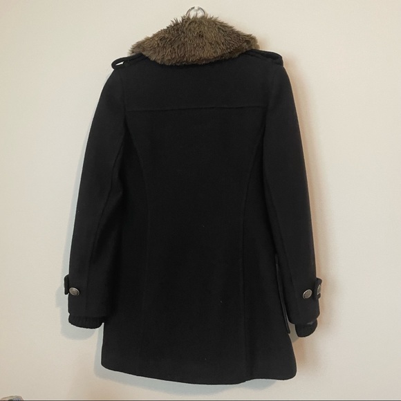 Aritzia Community | Cadet Military Style Wool Peacoat | Black | XS - Picture 5 of 9